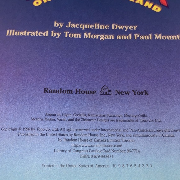 GODZILLA on Monster Island, by Jacqueline Dwyer, 1996, Random House, soft book - Picture 10 of 12